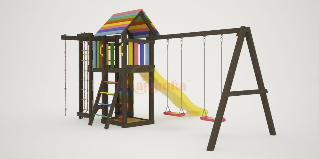 Детская площадка Савушка Мастер 10 - Brown Color